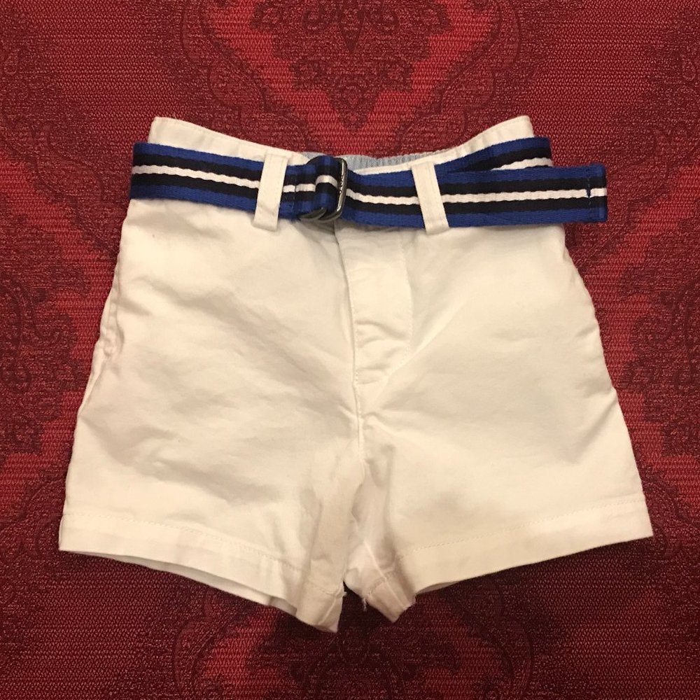 Ralph Lauren Cotton Twill Shorts, 3 months